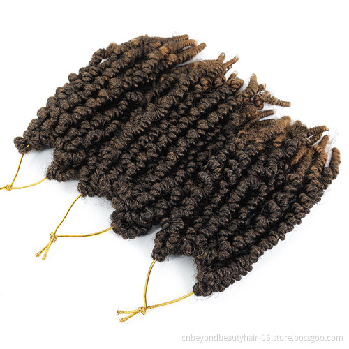 bomb twist pre twisted spring twist crochet hair quality fiber curly wave synthetic hair Braiding